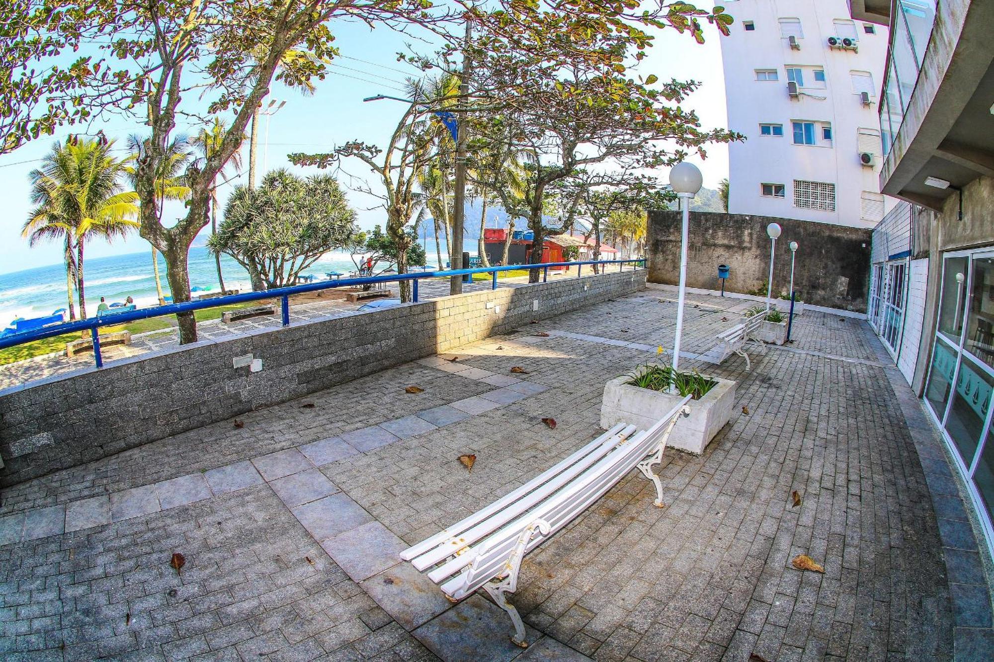 5E-Pe Na Areia Da Praia Do Tombo, 2 Quartos, Ar Cond, 2 Banheiros,2 Vagas+Roupas De Cama Guarujá Zewnętrze zdjęcie