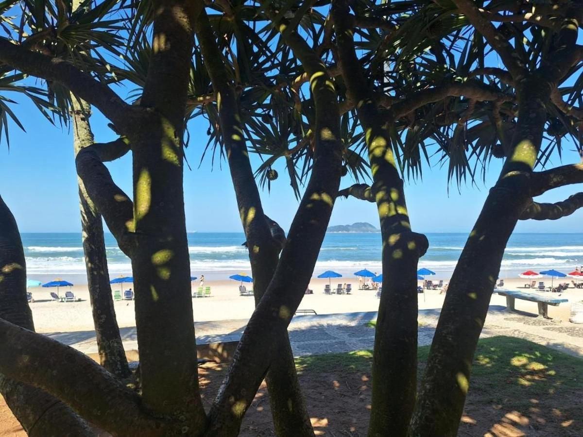 5E-Pe Na Areia Da Praia Do Tombo, 2 Quartos, Ar Cond, 2 Banheiros,2 Vagas+Roupas De Cama Guarujá Zewnętrze zdjęcie