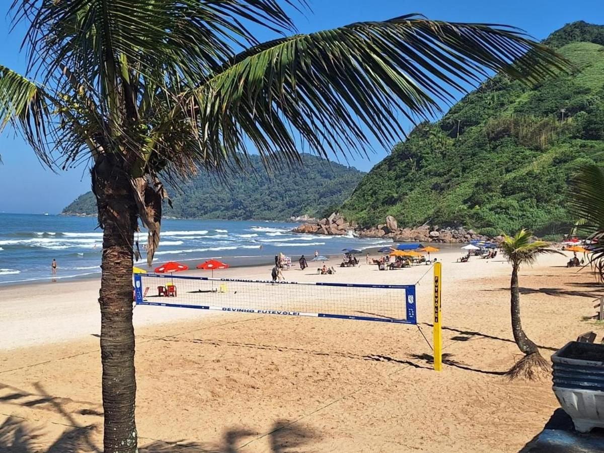 5E-Pe Na Areia Da Praia Do Tombo, 2 Quartos, Ar Cond, 2 Banheiros,2 Vagas+Roupas De Cama Guarujá Zewnętrze zdjęcie